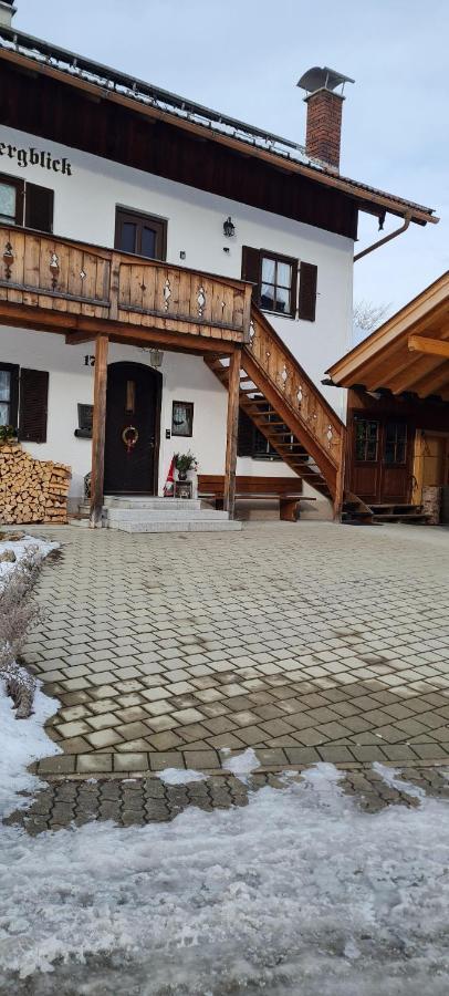 Ferienwohnung Haus Bergblick Mittenwald Exterior foto